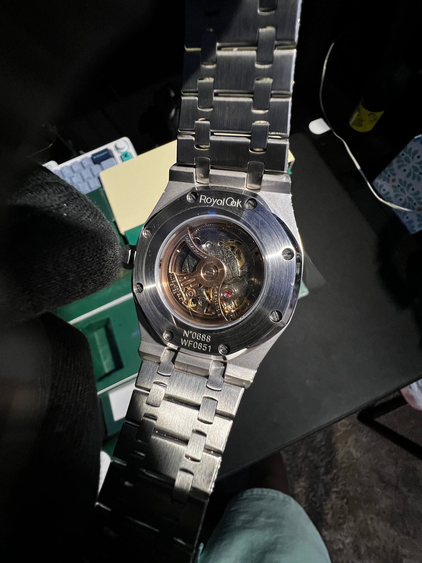 Rose Gold VVS1 Moissanite Custom Watch