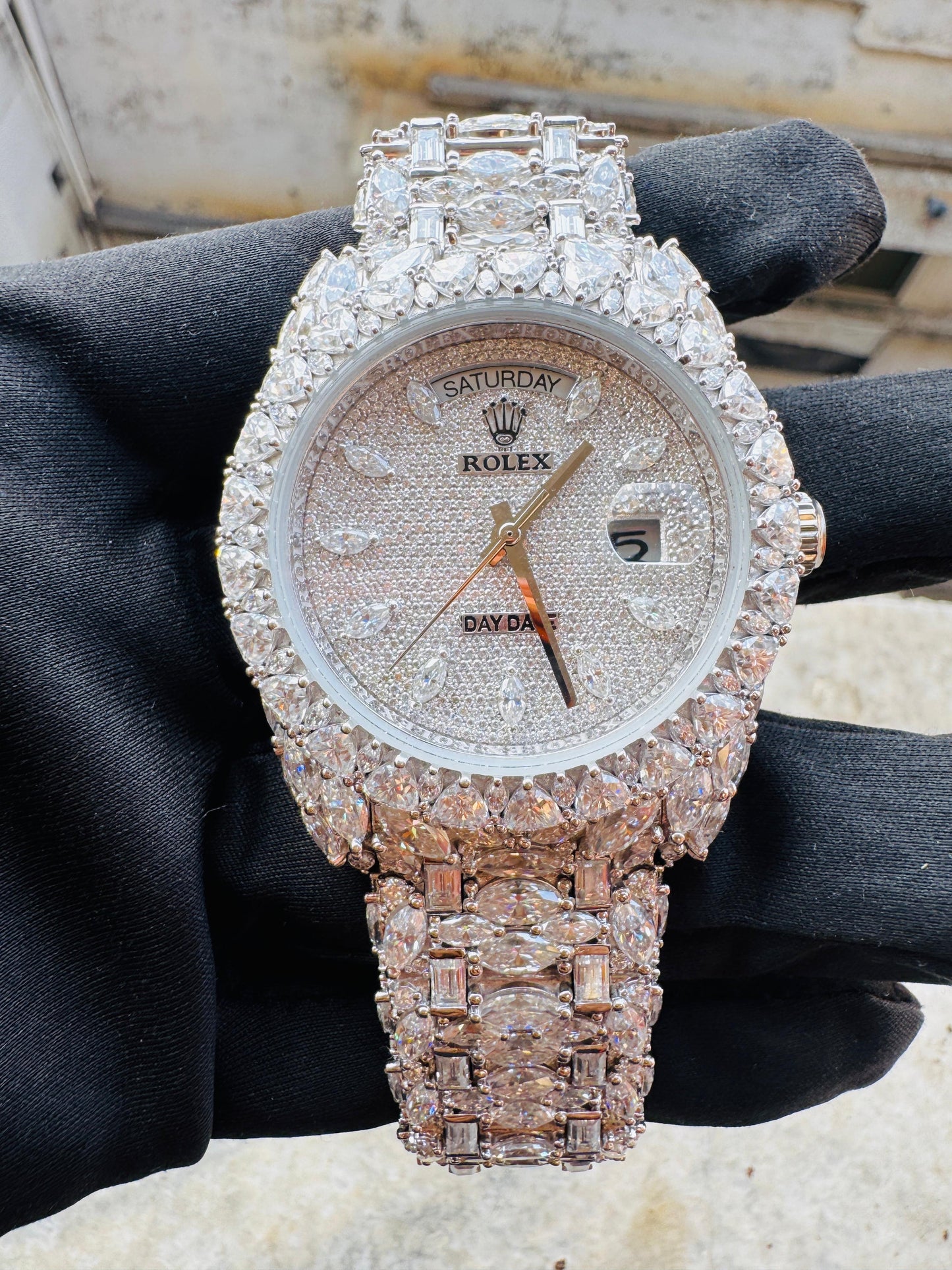 Ys Fully Custom Moissanite Watch (Built to Order)