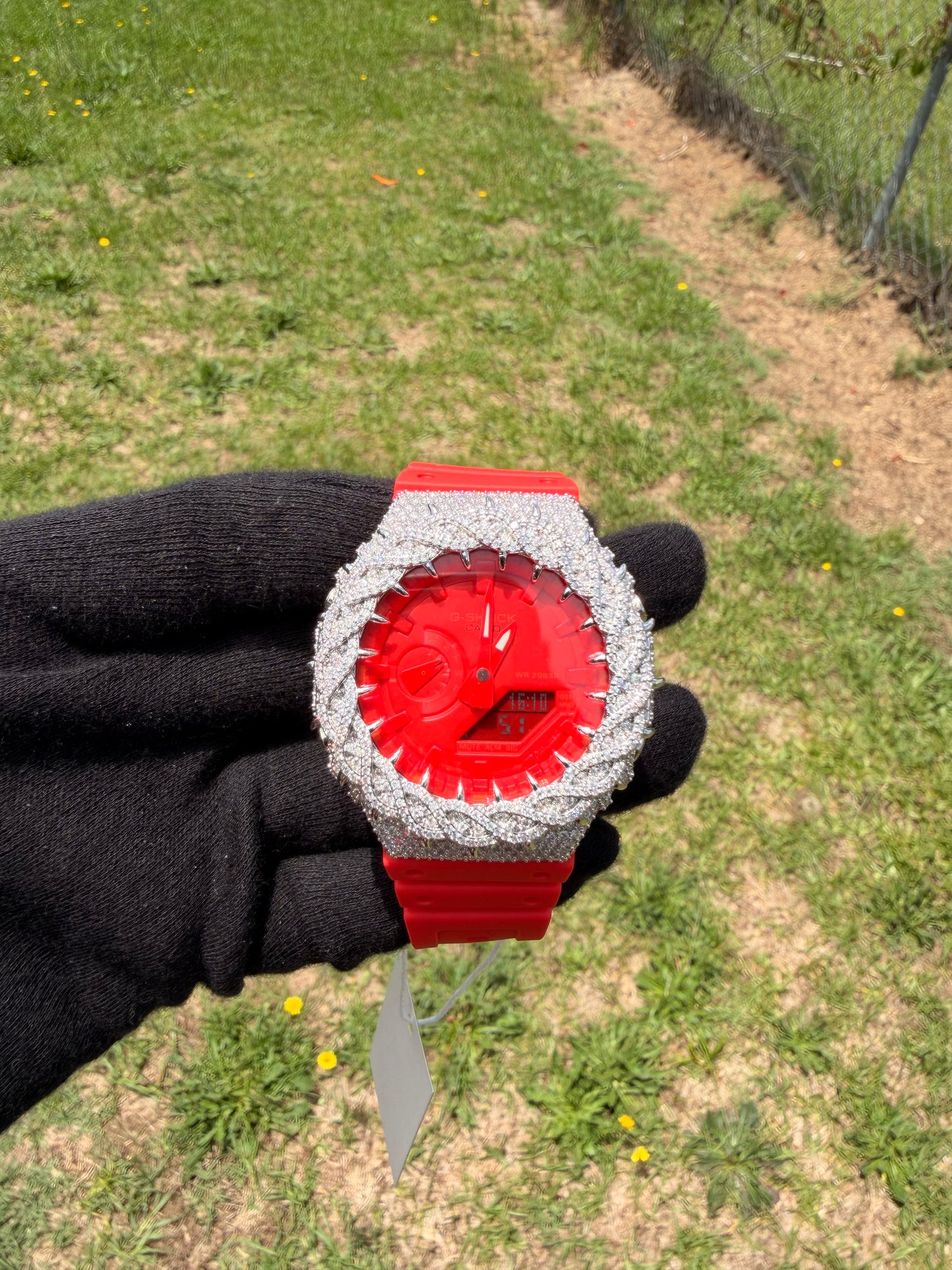 VVS1 Moissanite Iced G-Shock + 4MM Tennis Bracelet Set 💎