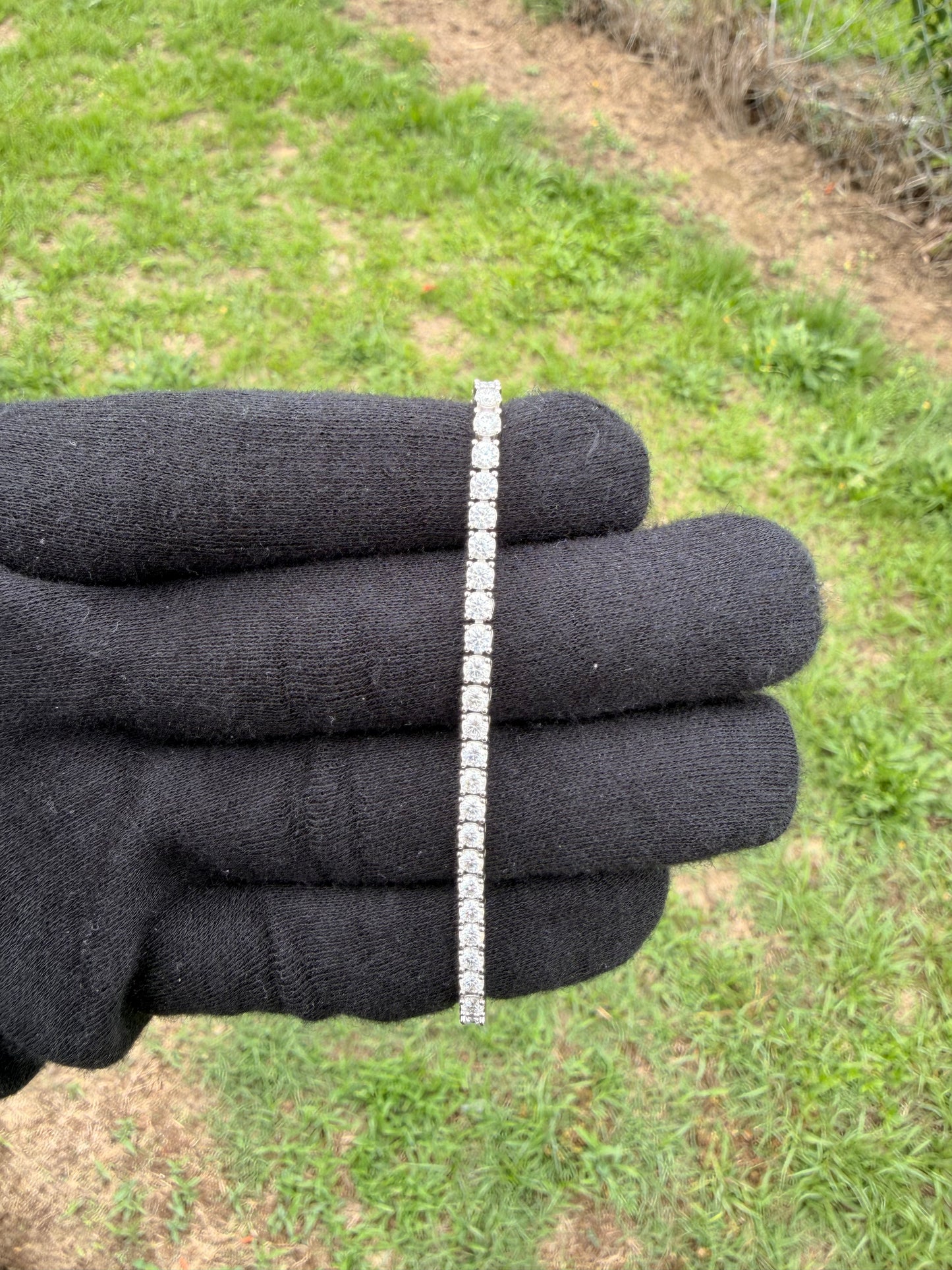 VVS1 Moissanite 4MM Tennis Bracelet | Silver, Gold & Rose Gold
