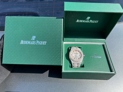 Rose Gold VVS1 Moissanite Custom Watch